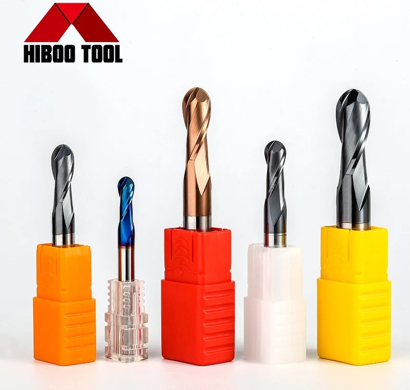 Manfactory HRC45~65 Solid Carbide Ball Nose End Mill CNC Milling Cutter