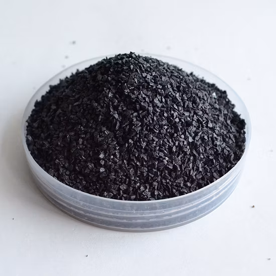 Material abrasivo Esmeril preto para jateamento de metal duro